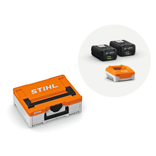 STIHL Power Box S met 2x AP 300.0 P en AL 501 STIHL STIHL Power Box S met 2x AP 300.0 P en AL 501
