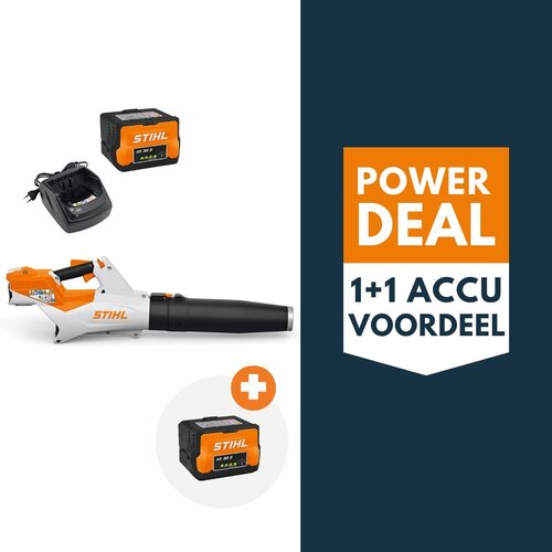 STIHL BGA 60 accu bladblazer actieset met 2x AK 30 S accu en 1x AL 101 lader STIHL STIHL BGA 60 accu bladblazer actieset met 2x AK 30 S accu en 1x AL 101 lader