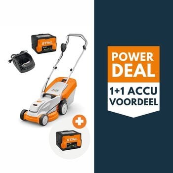 STIHL RMA 235 accu grasmaaier actieset met 2x AK 20 accu en 1x AL 101 lader STIHL RMA 235 accu grasmaaier actieset met 2x AK 20 accu en 1x AL 101 lader