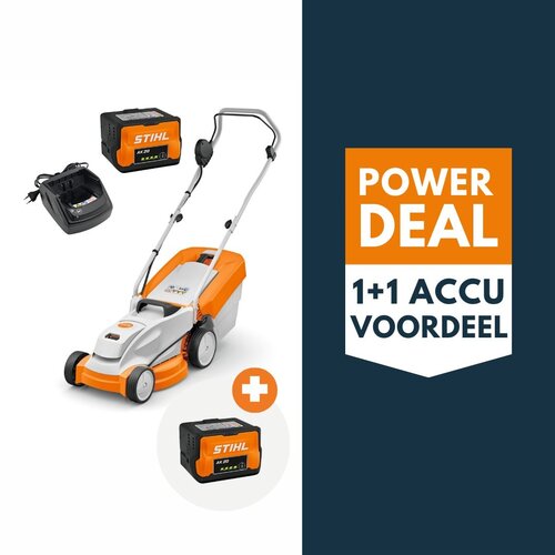 STIHL STIHL RMA 235 accu grasmaaier actieset met 2x AK 20 accu en 1x AL 101 lader