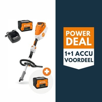 STIHL KMA 80 R accu combimotor actieset met 2x AK 30 S accu en 1x AL 101 lader STIHL KMA 80 R accu combimotor actieset met 2x AK 30 S accu en 1x AL 101 lader