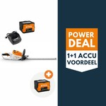 STIHL HSA 50 accu heggenschaar actieset met 2x AK 10 accu en 1x AL 101 lader STIHL STIHL HSA 50 accu heggenschaar actieset met 2x AK 10 accu en 1x AL 101 lader