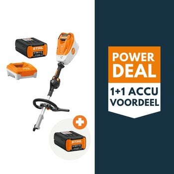 STIHL KMA 200 R accu combimotor actieset met 2x AP 300 S accu en 1x AL 301 lader STIHL KMA 200 R accu combimotor actieset met 2x AP 300 S accu en 1x AL 301 lader