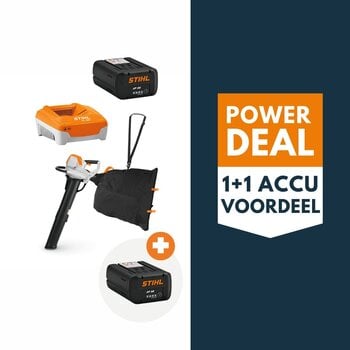 STIHL SHA 140 accu bladzuiger actieset met 2x AP 30 accu en 1x AL 301 lader STIHL SHA 140 accu bladzuiger actieset met 2x AP 30 accu en 1x AL 301 lader