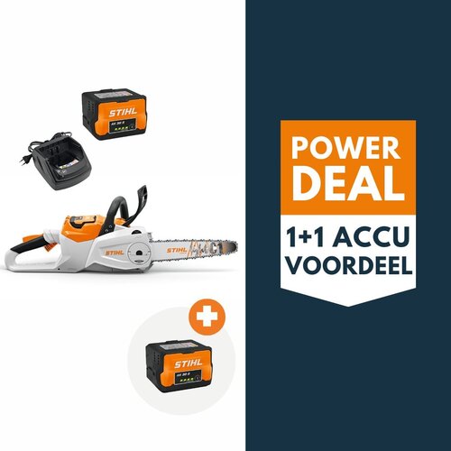 STIHL MSA 80 C-B accu kettingzaag actieset met 2x AK 30 S accu en 1x AL 101 lader STIHL STIHL MSA 80 C-B accu kettingzaag actieset met 2x AK 30 S accu en 1x AL 101 lader