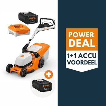 STIHL RMA 443 PV accu grasmaaier actieset met 2x AP 30 accu en 1x AL 301 lader STIHL RMA 443 PV accu grasmaaier actieset met 2x AP 30 accu en 1x AL 301 lader