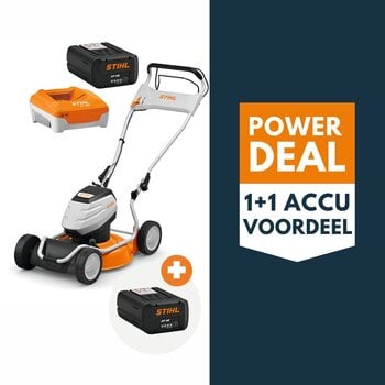 STIHL RMA 2 RPV accu grasmaaier actieset met 2x AP 30 accu en 1x AL 301 lader STIHL RMA 2 RPV accu grasmaaier actieset met 2x AP 30 accu en 1x AL 301 lader
