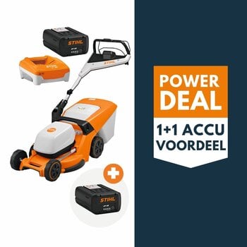 STIHL RMA 448 PV accu grasmaaier actieset met 2x AP 30 accu en 1x AL 301 lader STIHL RMA 448 PV accu grasmaaier actieset met 2x AP 30 accu en 1x AL 301 lader