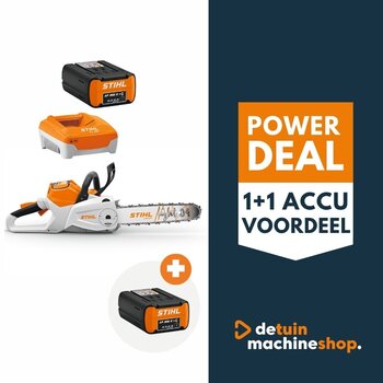 STIHL MSA 220 C-B accu kettingzaag actieset met 2x AP 300 S accu en 1x AL 301 lader - 40 cm STIHL MSA 220 C-B accu kettingzaag actieset met 2x AP 300 S accu en 1x AL 301 lader - 40 cm