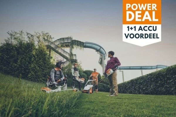 Power Deal: 1+1 STIHL accuvoordeel Power Deal: 1+1 STIHL accuvoordeel