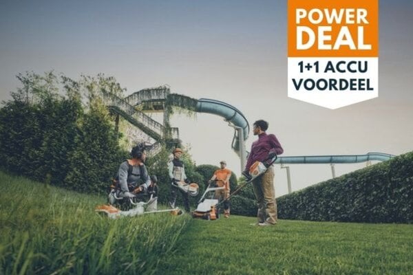 Power Deal: Ontvang een STIHL accu Power Deal: Ontvang een STIHL accu