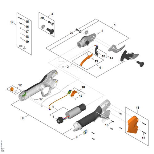 STIHL ASA 140 A - reserveonderdelen - onderdelen STIHL STIHL ASA 140 A - reserveonderdelen - onderdelen