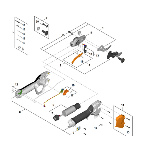 STIHL ASA 130 A - reserveonderdelen - onderdelen STIHL STIHL ASA 130 A - reserveonderdelen - onderdelen