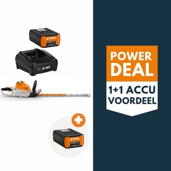 STIHL HSA 100 accu heggenschaar actieset met 2x AP 200 S accu en 1x AL 301.1 lader STIHL HSA 100 accu heggenschaar actieset met 2x AP 200 S accu en 1x AL 301.1 lader