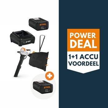 STIHL SHA 140 accu bladzuiger actieset met 2x AP 30 accu en 1x AL 301.1 lader STIHL SHA 140 accu bladzuiger actieset met 2x AP 30 accu en 1x AL 301.1 lader