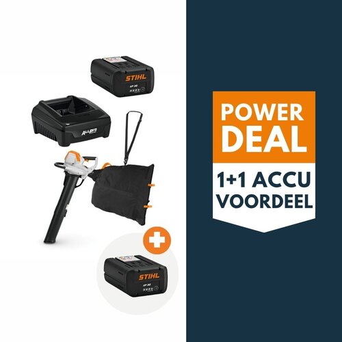 STIHL STIHL SHA 140 accu bladzuiger actieset met 2x AP 30 accu en 1x AL 301.1 lader