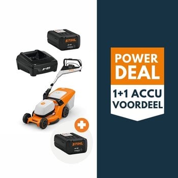 STIHL RMA 448 PV  accu grasmaaier actieset met 2x AP 30 accu en 1x AL 301.1 lader