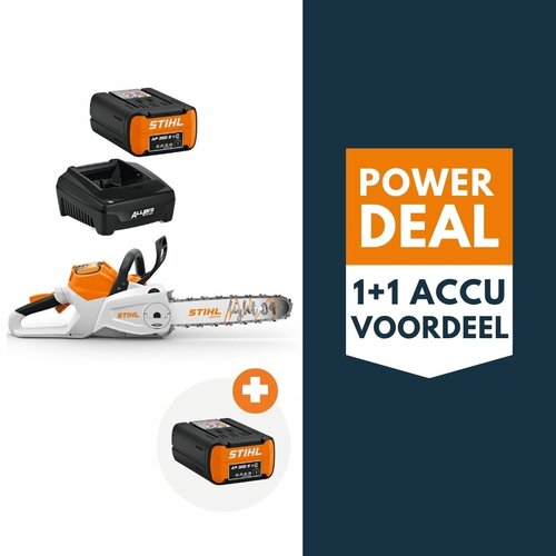STIHL MSA 220 C-B accu kettingzaag actieset met 2x AP 300 S accu en 1x AL 301.1 lader - 40 cm STIHL STIHL MSA 220 C-B accu kettingzaag actieset met 2x AP 300 S accu en 1x AL 301.1 lader - 40 cm