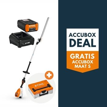 STIHL HLA 140 B accu hoogsnoeier actieset incl. accubox STIHL HLA 140 B accu hoogsnoeier actieset incl. accubox