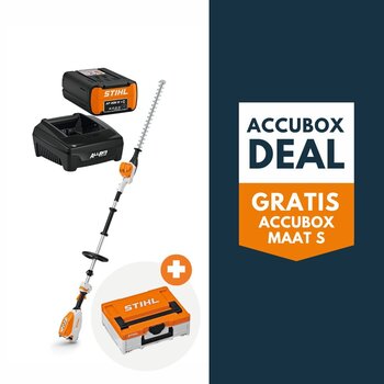 STIHL HLA 66 accu hoogsnoeier actieset incl. accubox STIHL HLA 66 accu hoogsnoeier actieset incl. accubox