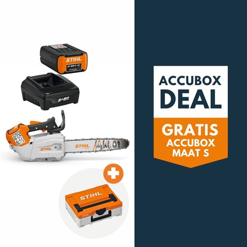 STIHL MSA 190 T accu kettingzaag actieset incl. accubox - 30 cm STIHL STIHL MSA 190 T accu kettingzaag actieset incl. accubox - 30 cm