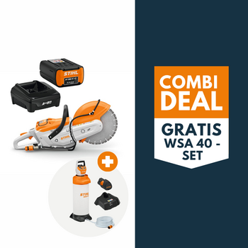 STIHL TSA 300 accu doorslijper actieset met WSA 40 STIHL TSA 300 accu doorslijper actieset met WSA 40
