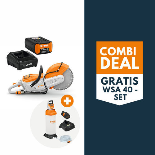 STIHL TSA 300 accu doorslijper actieset met WSA 40 STIHL STIHL TSA 300 accu doorslijper actieset met WSA 40