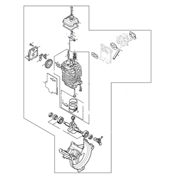STIHL Motor Ø 43 mm - 4180 020 0205 STIHL Motor Ø 43 mm - 4180 020 0205
