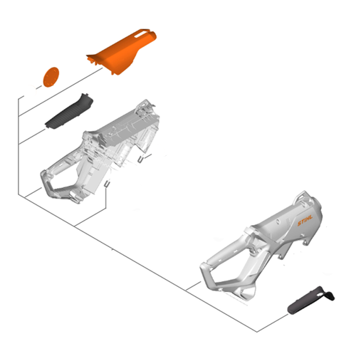STIHL Handgreephuis - LA05 790 1000 STIHL STIHL Handgreephuis - LA05 790 1000