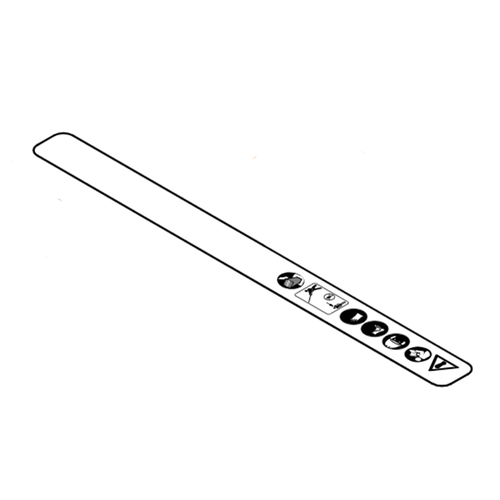 STIHL Waarschuwingssticker HTA - 4857 967 7200 STIHL STIHL Waarschuwingssticker HTA - 4857 967 7200