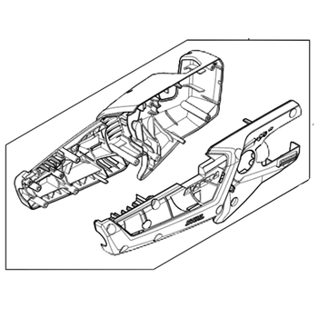 STIHL Carter rechts - LA02 600 0800 STIHL Carter rechts - LA02 600 0800