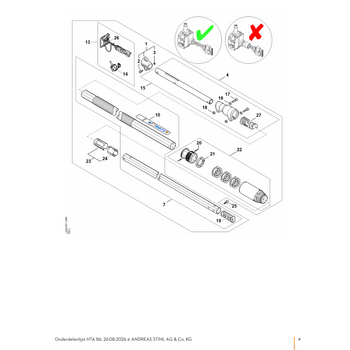 STIHL HTA 86 Steel # 443292951 - onderdelen