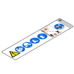 STIHL Waarschuwingssticker - LA01 967 7201 STIHL STIHL Waarschuwingssticker - LA01 967 7201