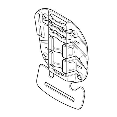 STIHL STIHL Rugplaat - 0000 718 7501