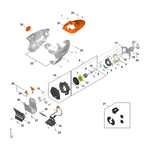 STIHL HTA 160 B Carter, elektromotor - onderdelen STIHL STIHL HTA 160 B Carter, elektromotor - onderdelen