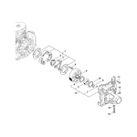 STIHL FS 561 C-EM Koppeling, koppelingshuis - onderdelen STIHL STIHL FS 561 C-EM Koppeling, koppelingshuis - onderdelen
