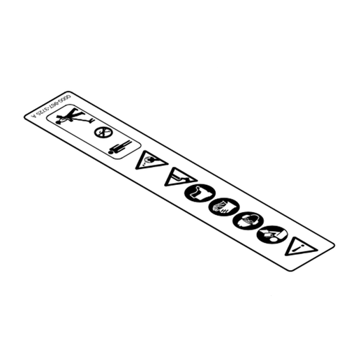 STIHL Waarschuwingssticker FS - 0000 967 7253 STIHL STIHL Waarschuwingssticker FS - 0000 967 7253