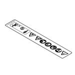 STIHL Waarschuwingssticker FS - 0000 967 7254 STIHL STIHL Waarschuwingssticker FS - 0000 967 7254