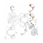 STIHL FS 461 C-EM L Ontstekingssysteem - onderdelen STIHL STIHL FS 461 C-EM L Ontstekingssysteem - onderdelen