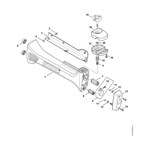 STIHL FS 461 C-EM L AV-systeem - onderdelen STIHL STIHL FS 461 C-EM L AV-systeem - onderdelen