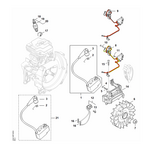STIHL STIHL FS 461 C-EM Ontstekingssysteem - onderdelen