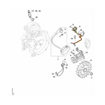 STIHL FS 411 C-EM L Ontstekingssysteem - onderdelen STIHL STIHL FS 411 C-EM L Ontstekingssysteem - onderdelen