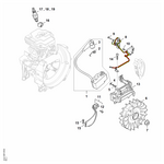 STIHL FS 361 C-EM Ontstekingssysteem - onderdelen STIHL STIHL FS 361 C-EM Ontstekingssysteem - onderdelen