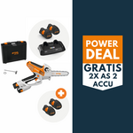 STIHL STIHL GTA 40 accu snoeizaag actieset met 4x AS 2 accu en AL 5-2 lader