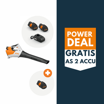STIHL BGA 30 accu bladblazer actieset met 3x AS 2 accu en 1x ALS 31 lader