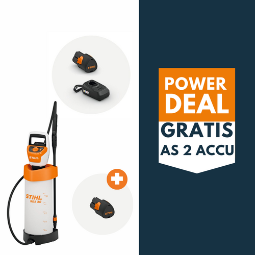 STIHL SGA 30 accu drukspuit actieset met 2x AS 2 accu en 1x ALS 31 lader STIHL STIHL SGA 30 accu drukspuit actieset met 2x AS 2 accu en 1x ALS 31 lader
