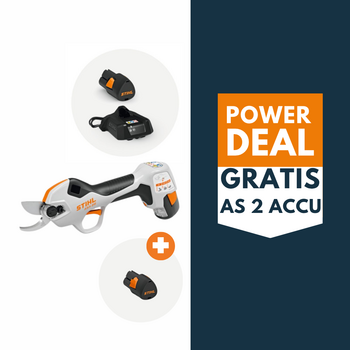 STIHL ASA 20 accu snoeischaar actieset met 2x AS 2 accu en 1x AL 1 lader STIHL ASA 20 accu snoeischaar actieset met 2x AS 2 accu en 1x AL 1 lader