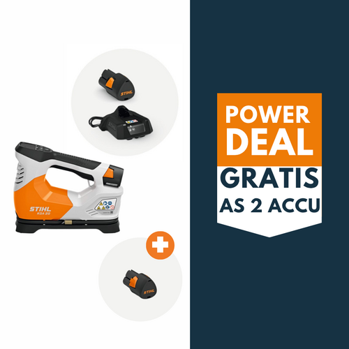 STIHL KOA 20 accu compressor actieset met 2x AS 2 accu en 1x AL 1 lader STIHL STIHL KOA 20 accu compressor actieset met 2x AS 2 accu en 1x AL 1 lader