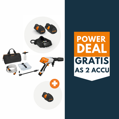 STIHL STIHL RCA 20 accu hogedrukreiniger actieset met 3x AS 2 accu en 1x AL 1 lader