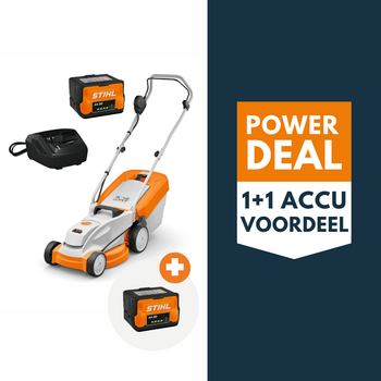 STIHL RMA 235 accu grasmaaier actieset met 2x AK 20 accu en 1x AL 101 lader